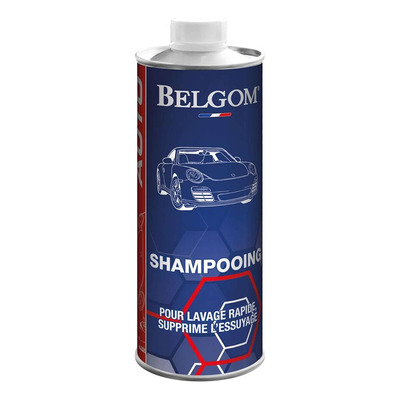 Shampooing Belgom 500 ml - Nettoyage efficace et brillance sans essuyage