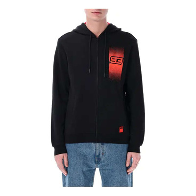 Sweat zippé à capuche Moto GP Apparel Marc Marquez 93 black