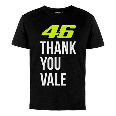 Tee-shirt enfant VR46 Thank You Vale noir