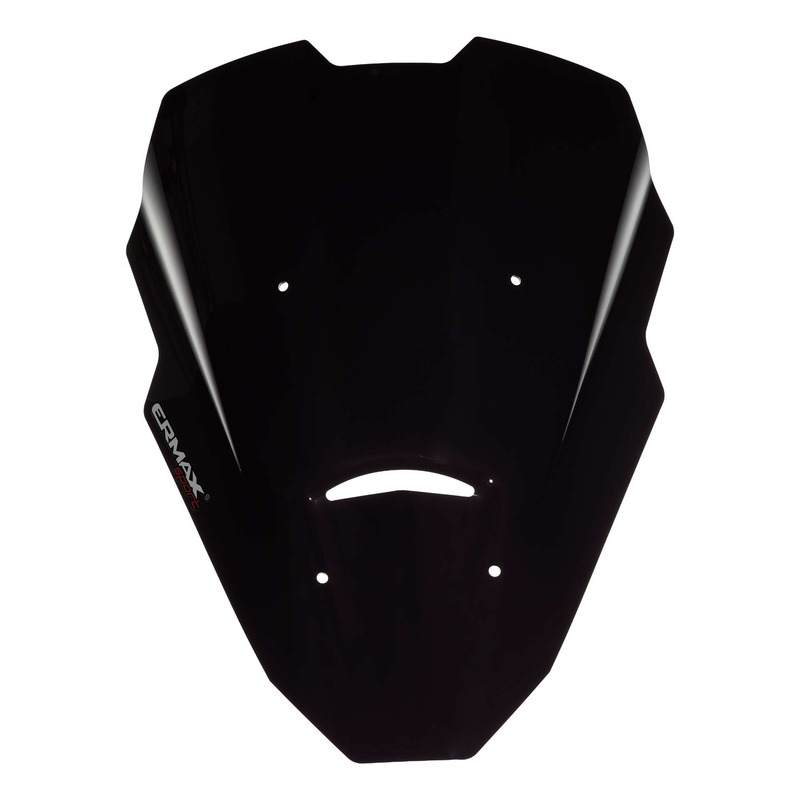 Bulle Ermax Sport 39,5 cm Yamaha Tracer 7 25-26 noir foncé opaque