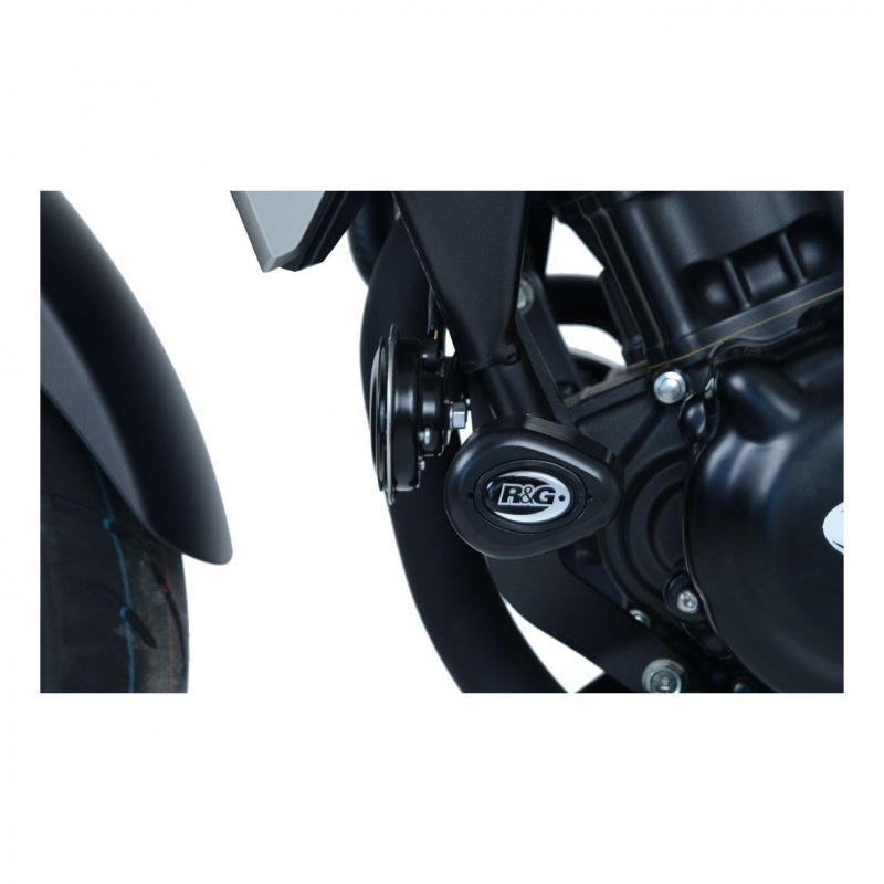 Tampons de protection R&G Racing Aero noir Honda CB 300 R Neo Sport Ca
