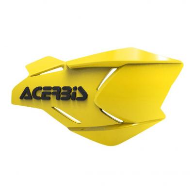 plastique de remplacement Acerbis pour protège-mains X-Factory Jaune/Noir Brillant