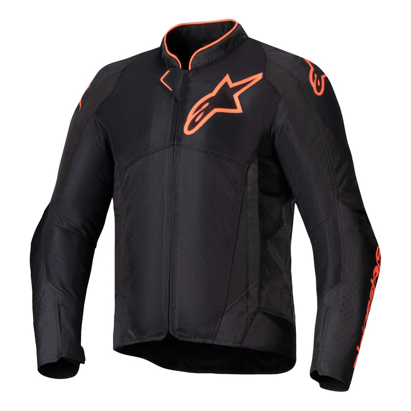 Blouson textile Alpinestars Viper Air V4 black/red fluo