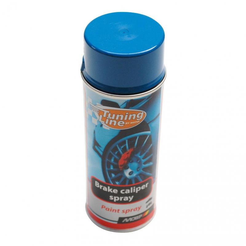 Bombe spray peinture haute température MOTIP ROUGE, BLEU ou JAUNE pour  étrier de frein 400ML