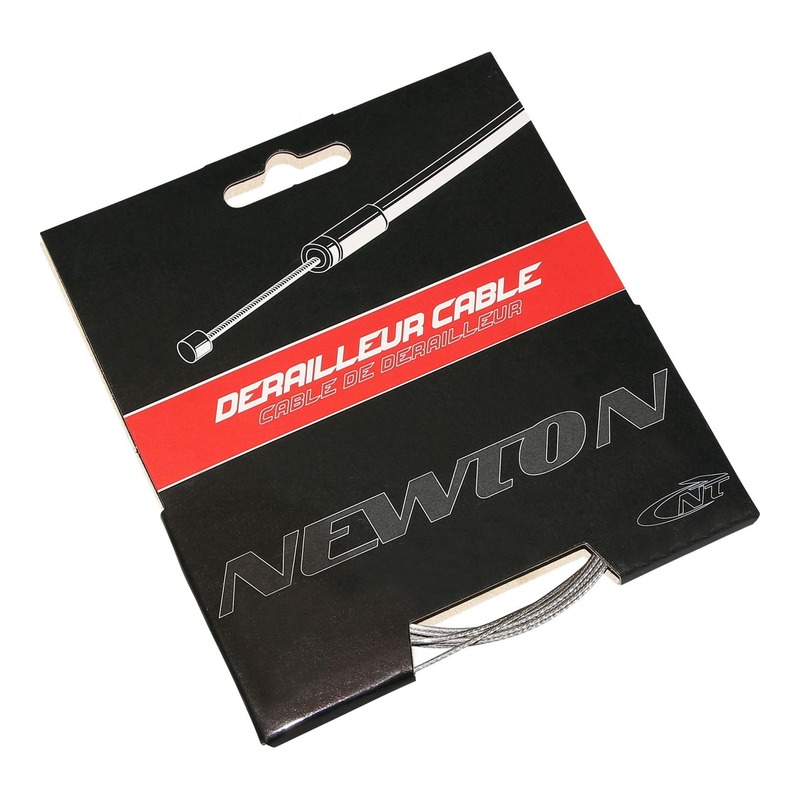 Câble de dérailleur Newton Inox pour Shimano et adaptable Ø1,1mmx2,10m