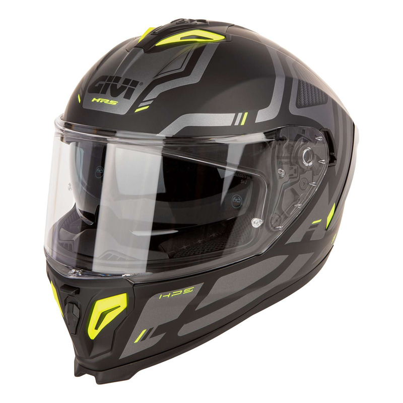 Casque intégral Givi 50.3 Quasar noir/titanium/jaune mat