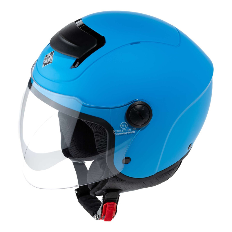Casque jet enfant Tucano Urbano El’Kid light blue matt