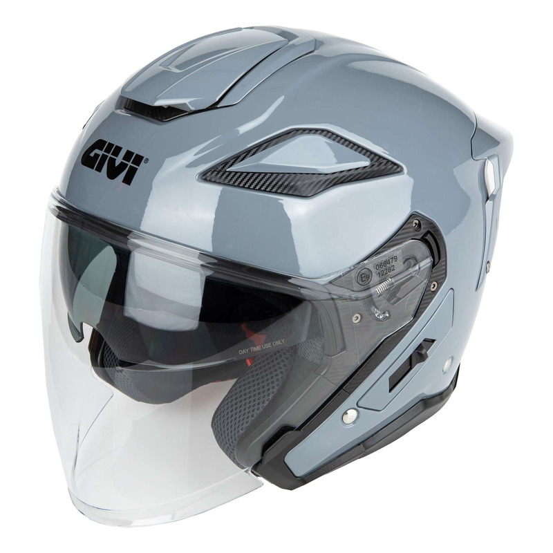 Casque jet Givi X29 Solid gris brillant