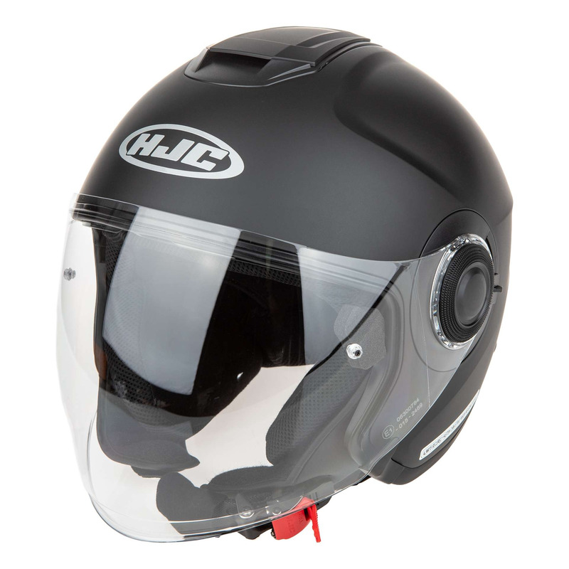 Casque jet HJC i40N Uni noir semi-mat