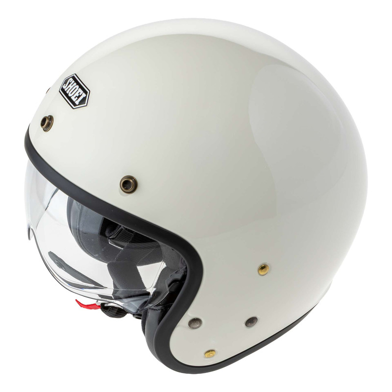 Casque jet Shoei J.02 Plain off white
