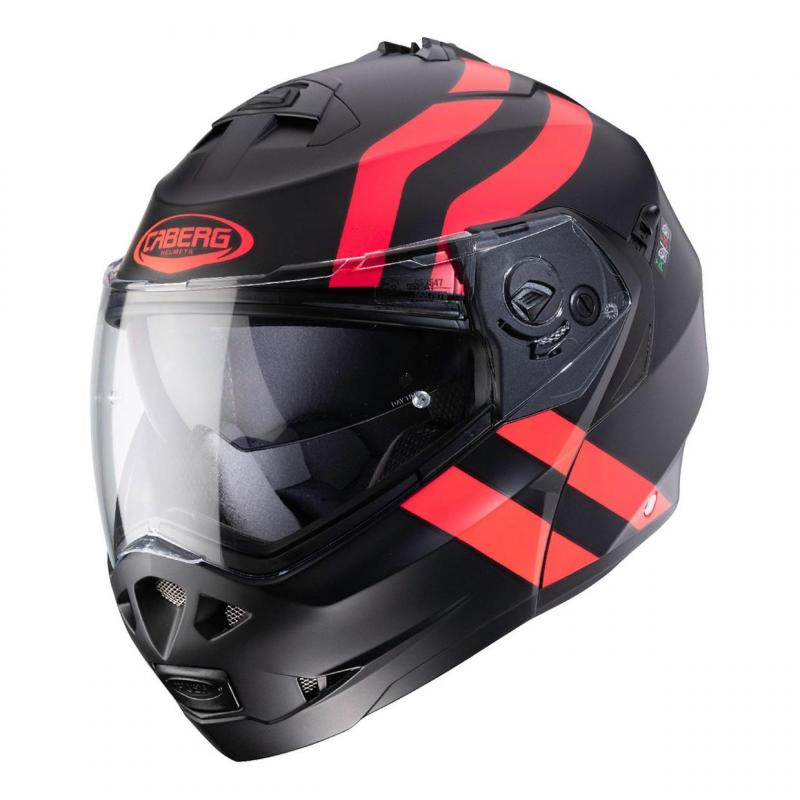 Casque modulable Caberg Duke II Superlegend noir/rouge- S