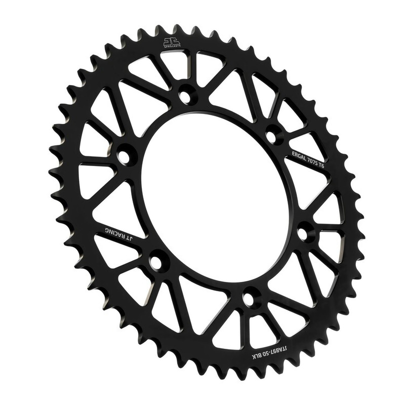 Couronne JT Sprockets Racelite aluminium noir 897 - 520
