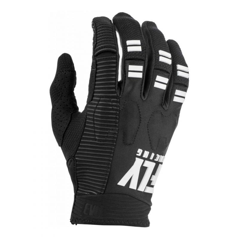 Gants cross Fly Racing Evo 2.0 noir/blanc- S-8