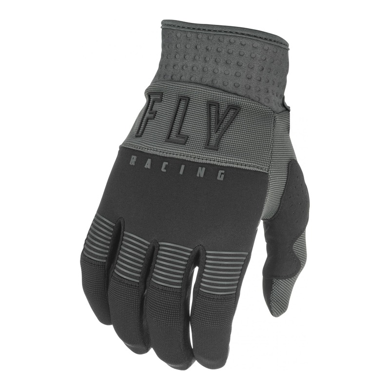 Gants cross Fly Racing F-16 noir/gris- XS/7