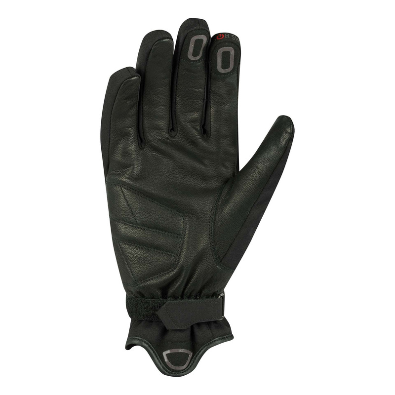 Gants cuir/textile Bering Trend noir- T8