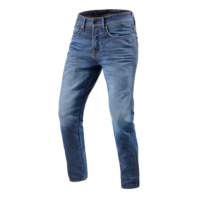 Jean moto Rev’It Reed Slim bleu moyen délavé – L30