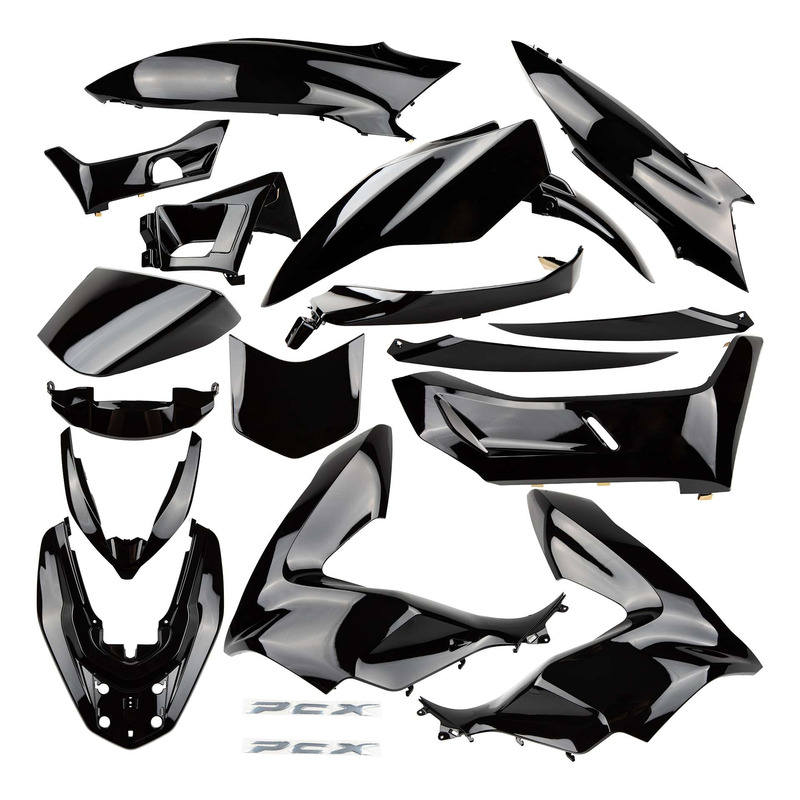 Kit carénage Allpro 17 pièces noir nacré Honda PCX 125 2018-20