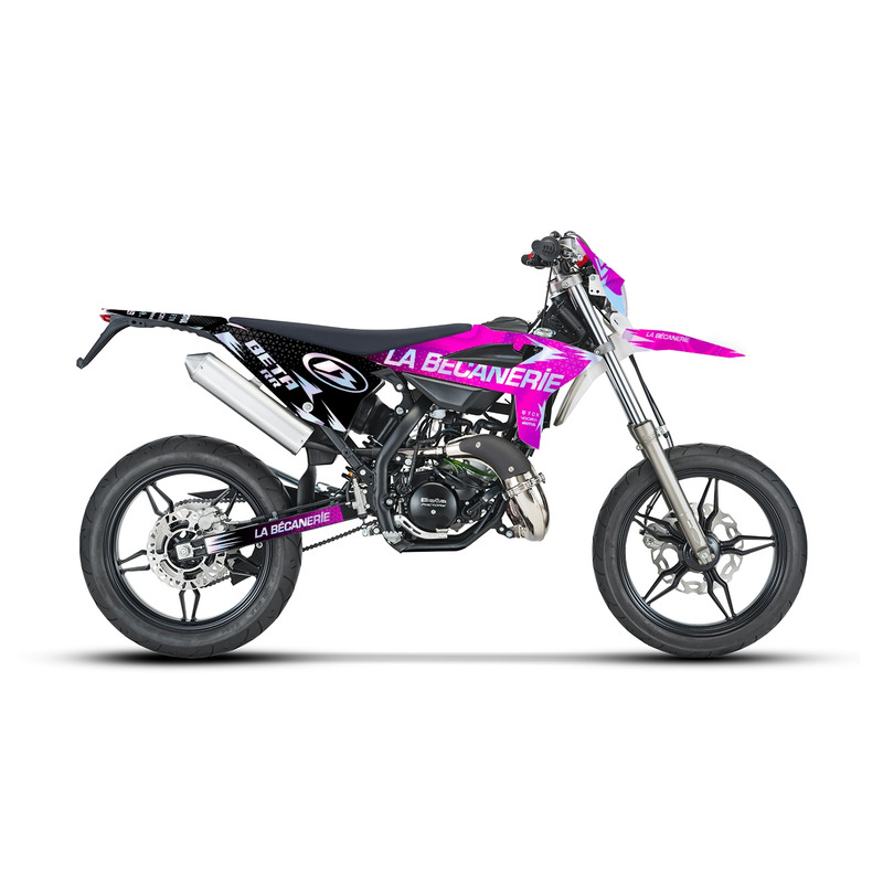 Kit déco La Bécanerie Team Edition rose/noir holographique Beta 50 R