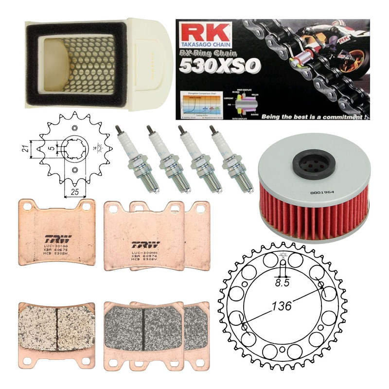 Kit entretien NF Prokit premium Yamaha XJ 600 1991