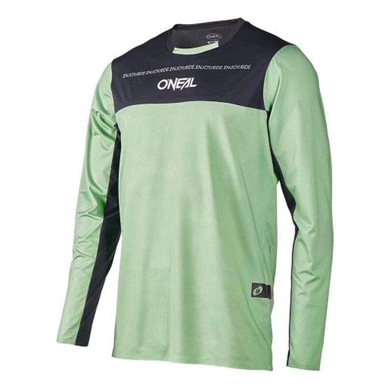 Maillot O'Neal Element Hybrid manche longues noir/menthe