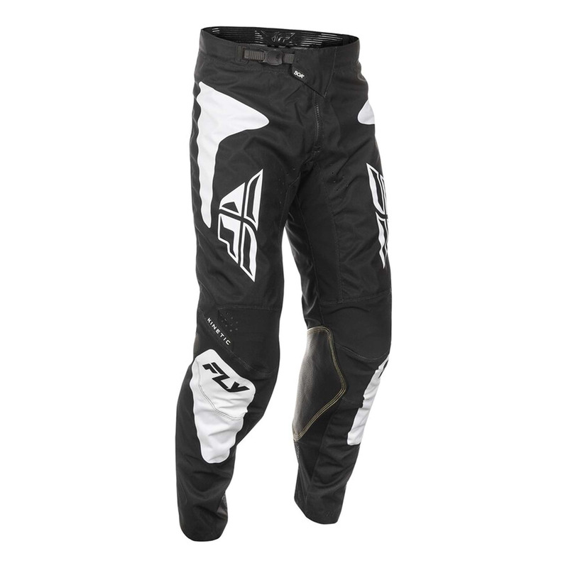 Pantalon cross Fly Racing Kinetic Sym noir/blanc