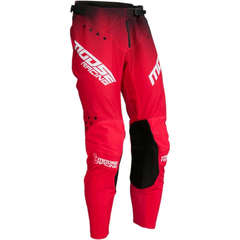 Pantalon cross Moose Racing Agroid noir/rouge- 34