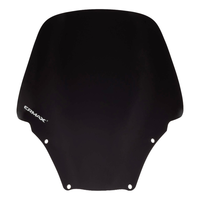Pare-brise taille origine Ermax 47 cm Honda Forza 125 15-18 noir foncé opaque