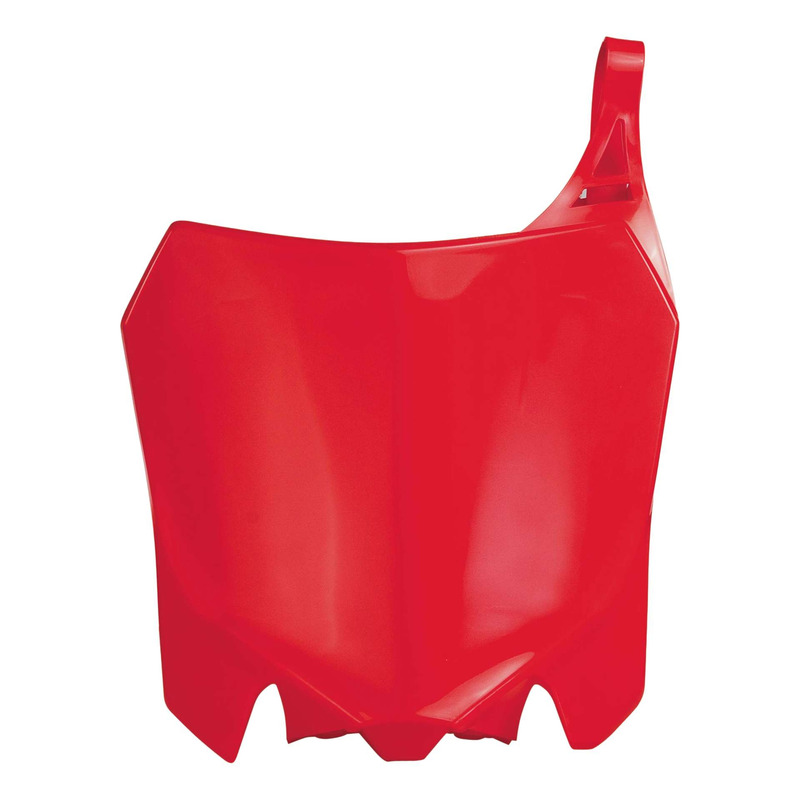 Plaque NumÃÂ©ro Frontale ACERBIS Rouge - Honda 250 CRF-R