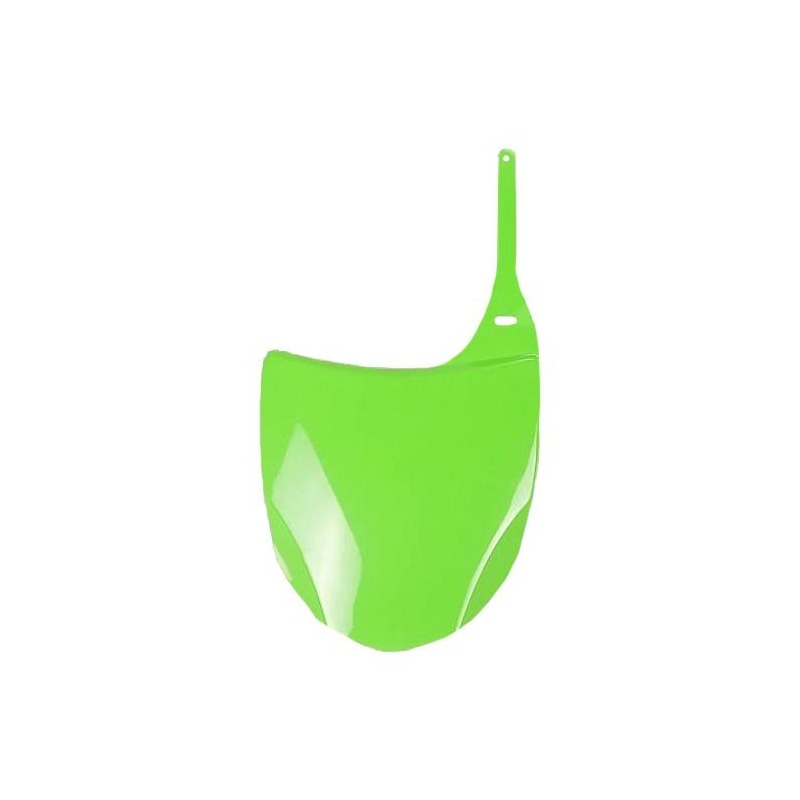 Plaque numéro frontale UFO Kawasaki 250 KX-F 10-11 vert (vert KX)