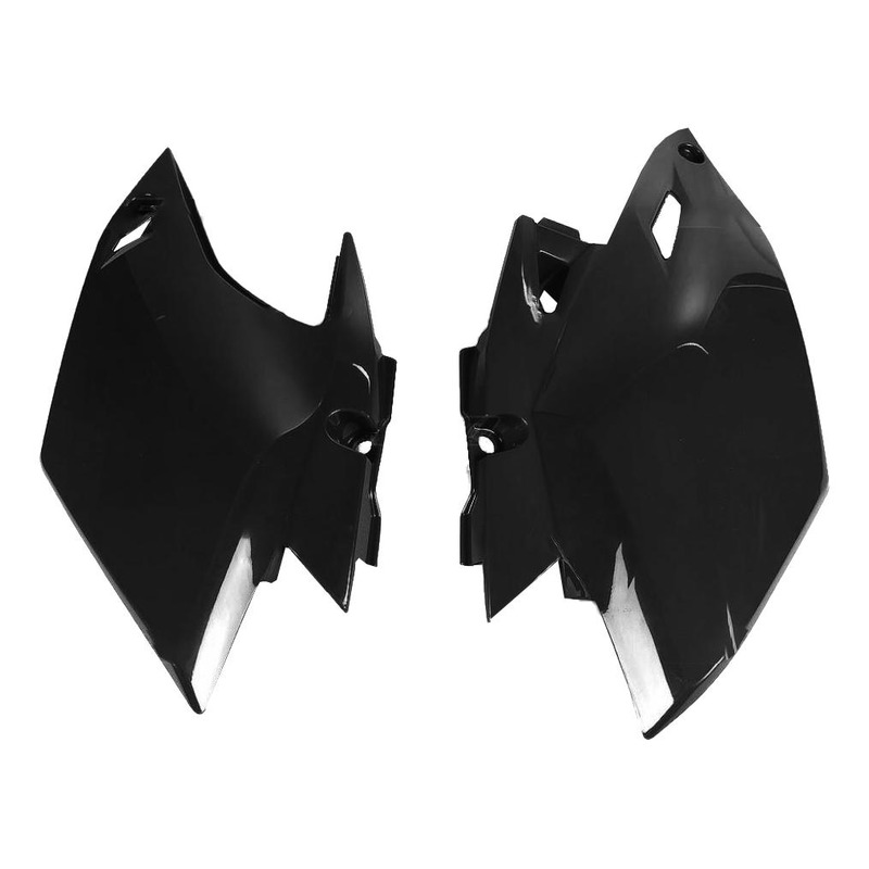 Plaques numéro latérales UFO Yamaha 450 WR-F 12-15 noir