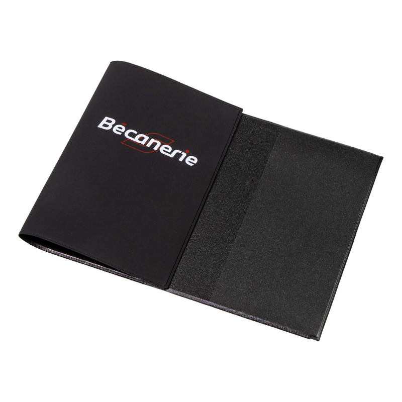 Porte-carte grise Bécanerie noir/blanc/rouge - Accessoire & Stand sur La  Bécanerie