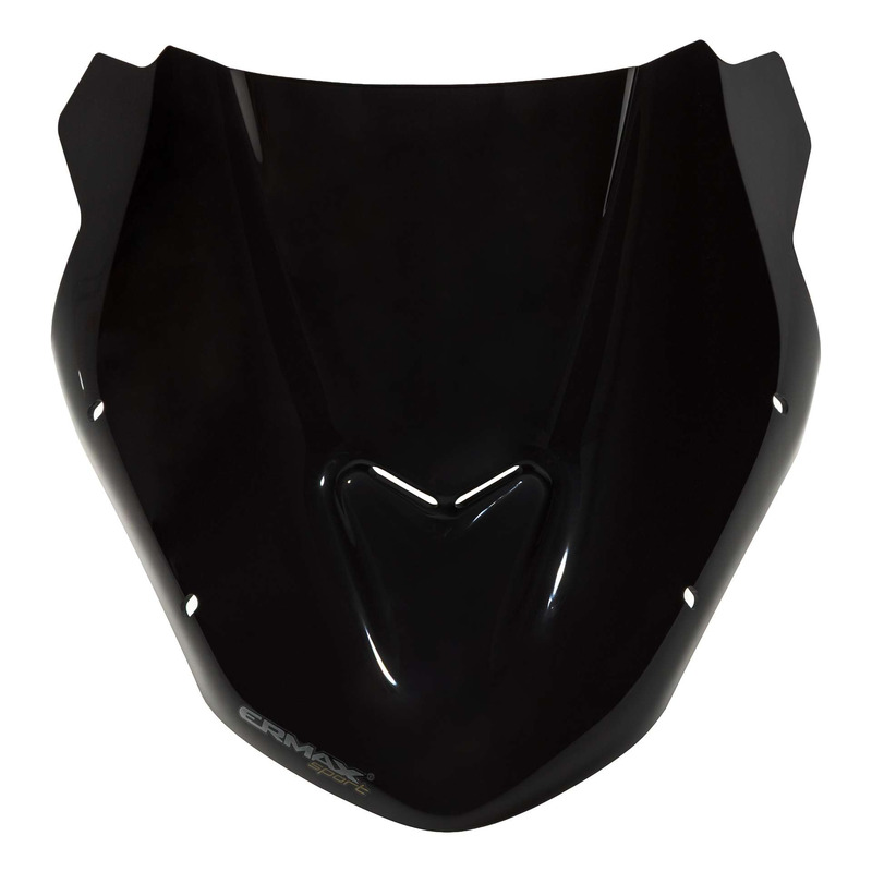 Saute-vent Ermax Sport 26 cm Yamaha MT-07 18-20 noir foncé opaque