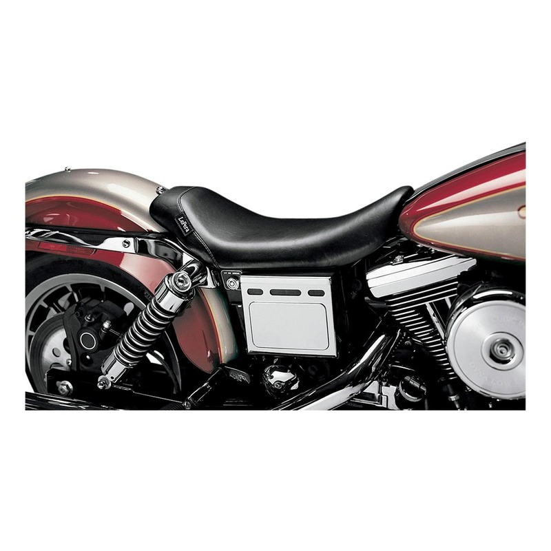 Selle mono Le Pera Bare Bones Harley Davidson Dyna 99-03 noir lisse