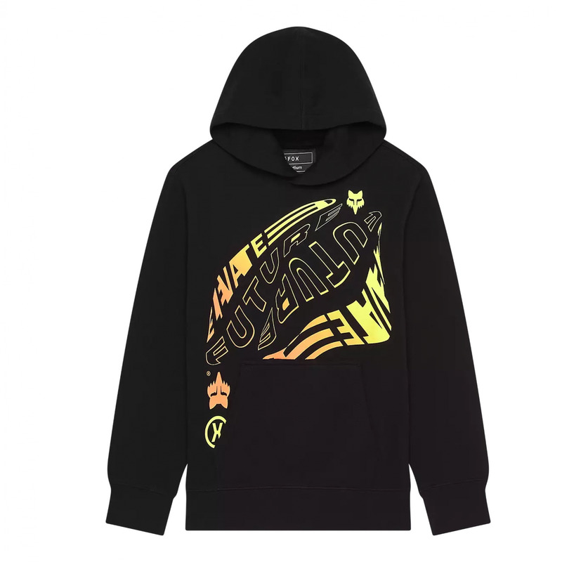 Sweat à capuche enfant Fox Racing Youth Elevated black-