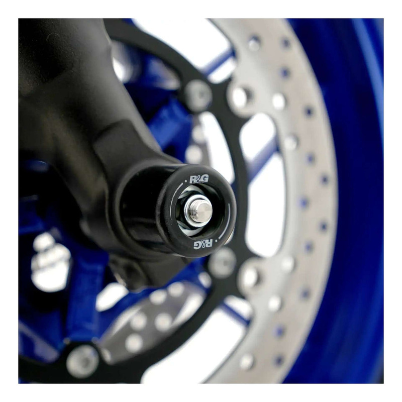 Tampons de protection de fourche R&G Racing noirs Yamaha MT-09 24-25