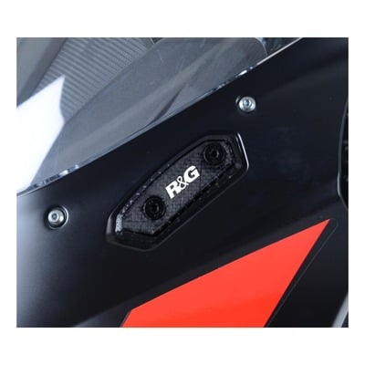 Caches orifices de rétroviseur R&G Racing noirs Suzuki GSX-R 125 17-19