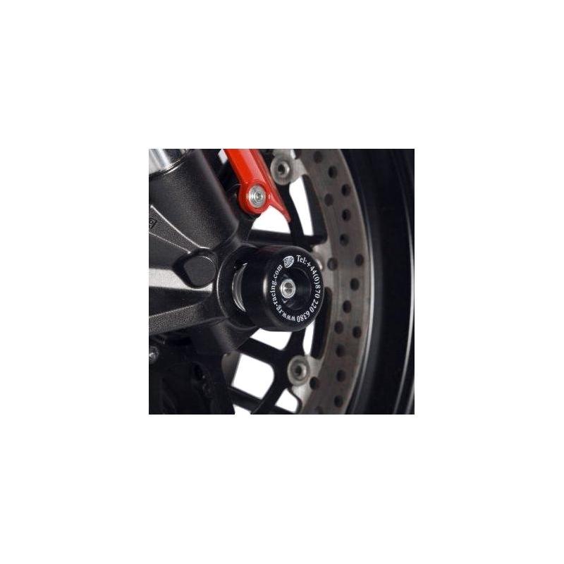 Tampons de protection de fourche R&G Racing noirs Kawasaki Ninja 250 0