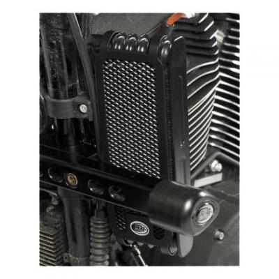 Protection de radiateur d’huile noire R&G Racing Harley Davidson XR 1200 10-12