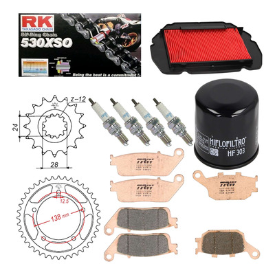 Kit entretien NF Prokit premium Honda CBR 600 F 1997-98