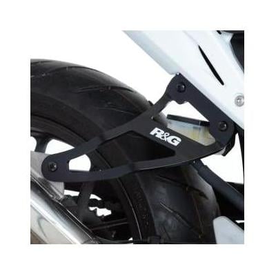 Patte de fixation de silencieux R&G Racing noire Honda CBR 500 R 13-15