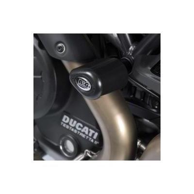 Tampons de protection R&G Racing Aero noir Ducati Diavel 11-18