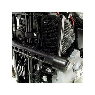 Protection de radiateur d’huile noire R&G Racing Ducati Hypermotard 1100 Evo 10-13