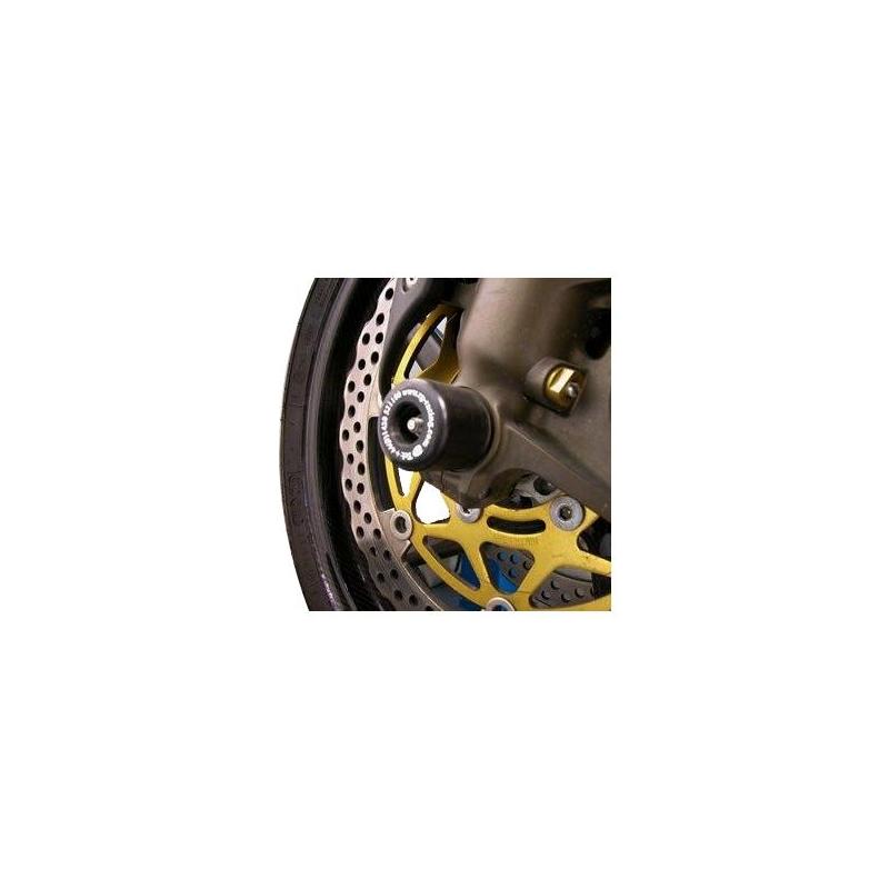 Tampons de protection de fourche R&G Racing noirs Benelli Tornado TRE 900 02-06