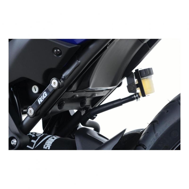 Cache orifice de repose-pieds arrière gauche R&G Racing noirs Honda C