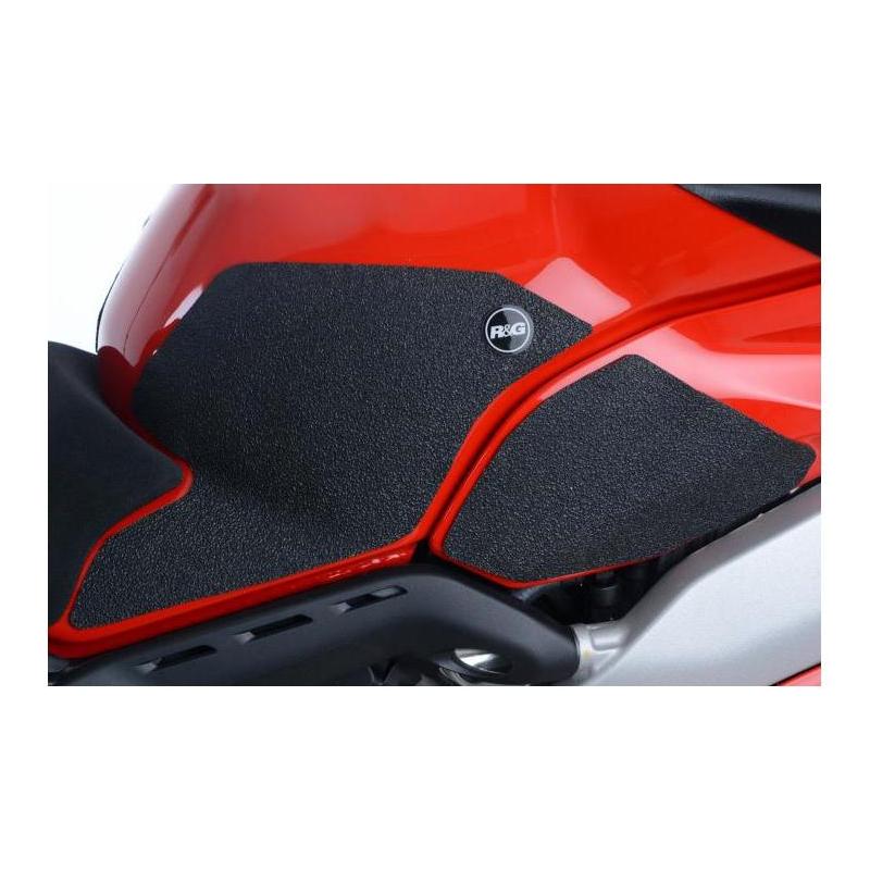 Kit grip de réservoir R&G Racing noir Ducati Panigale V4 2018