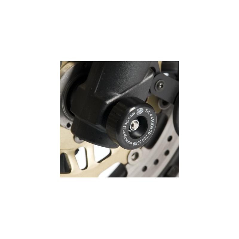 Tampons de protection de fourche R&G Racing noirs Triumph Sprint ST 10