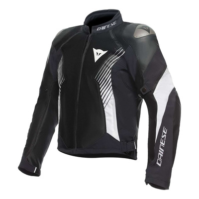 Blouson textile/cuir Dainese Super Rider 2 Absoluteshell™ noir/noir/blanc