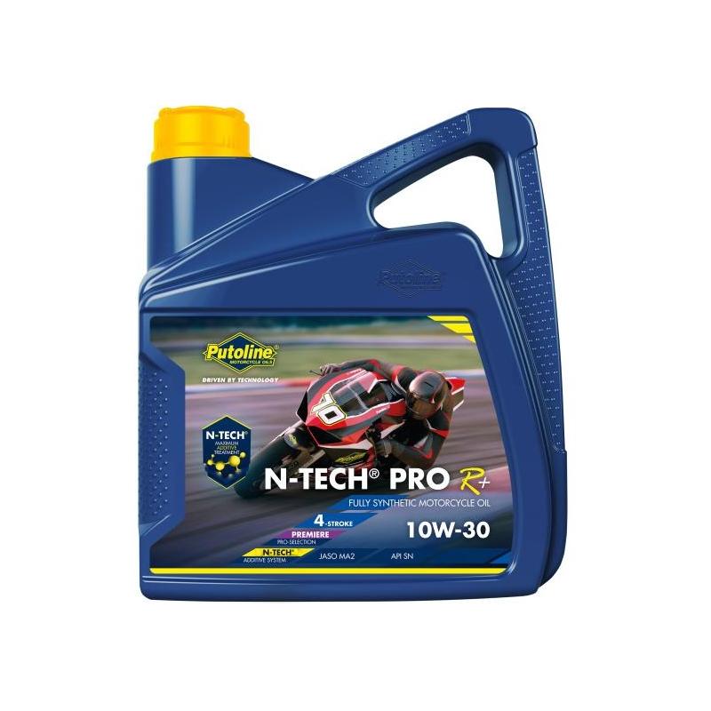Huile moteur 4T 100% synthétique Putoline N-Tech® Pro R+ 10W30 (4 Li