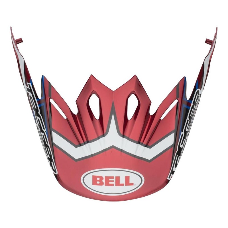 Casquette de casque cross Bell Moto-9 Flex /Moto-9 rouge