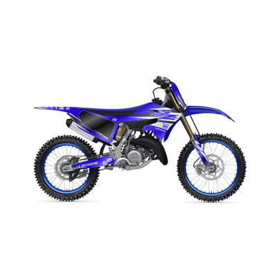 Kit déco La Bécanerie Factory blanc/bleu brillant Yamaha YZ 125/250 15-21